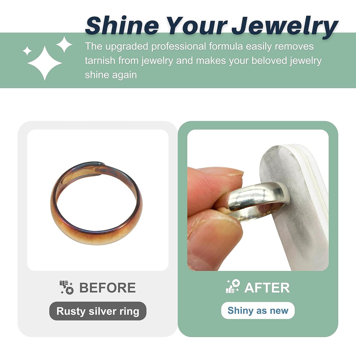 CATIFLIN 20pcs Scratch Removal Silver Polish Sticks, Double-Sided Sanding Sticks, Polishing Sticks for Gold, Rose Gold, Copper, Brass, Alloy and Other Jewelry, Watches, Cell Phones (3.54", 9cm)