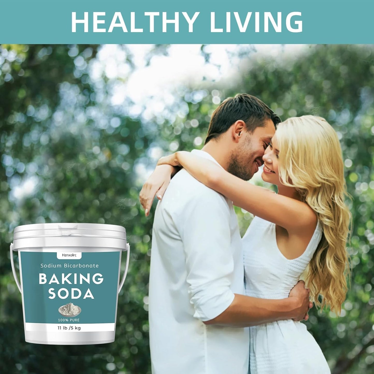 1.1Gallon (11lb) Baking Soda Powder Bulk, Premium Sodium Bicarbonate Powder, 100% Pure, Used for Bread, Cookies and Other Baked Goods, Also Can Clean and Deodorize