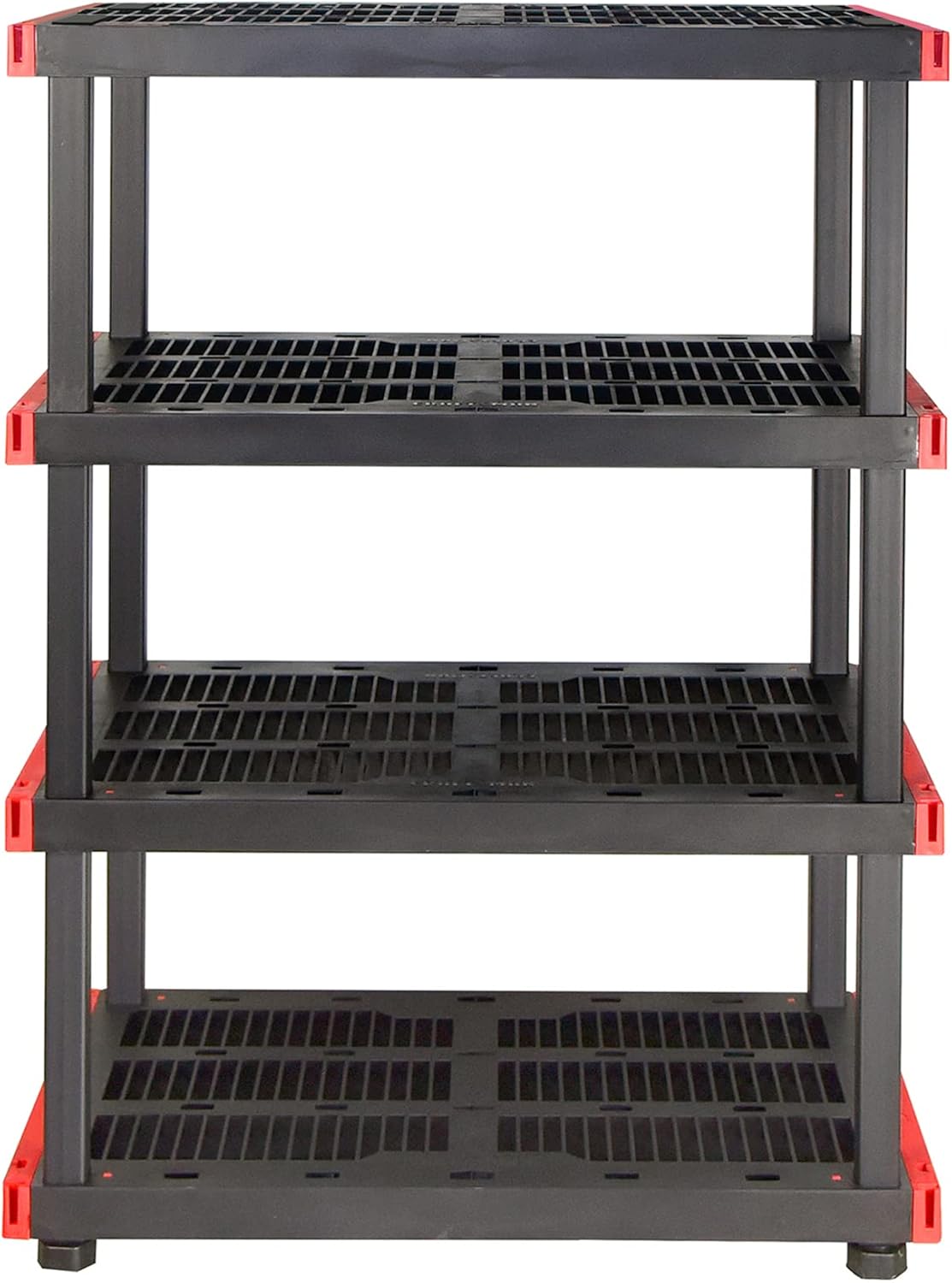 CX Craftsman, 4-Tier Highly Durable Storage Rack, 200lbs/shelf, (55”H x 40”W x 24”D), Interlocking Shelving Unit and Weather-Resistant Design, American Made Garage Shelf
