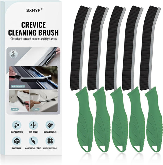 SXhyf Crevice Cleaning Brush - Grout Scrub Brush, House Cleaning Supplies, Gap Cleaning Tools, Home Essentials, Gifts for Women Men, Hard Bristle Crevice Cleaner Brush for Household Use, Bathroom