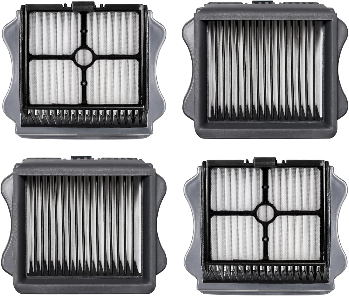 Vacuum Filter Replacement Compatible with Tineco iFloor 3, Floor ONE S3 & Floor ONE S5, Floor ONE S5 Pro Cordless Vacuum Cleaner, 4 Pack Replacement Filters