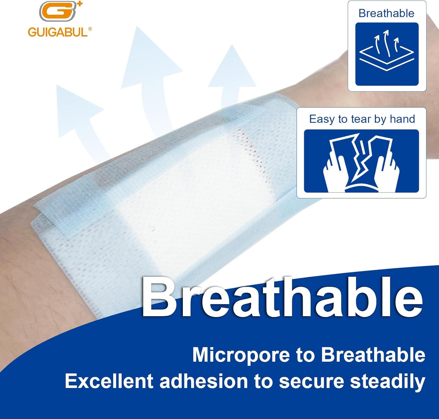 Silicone Surgical Tape 1" x 4yd (4 Rolls),Medical Tape for Sensitive Skin,Surgical Tape Pain-Free Removal Hypoallergenic Repositionable Adhesive Tape for Dressings,Face,First Aid