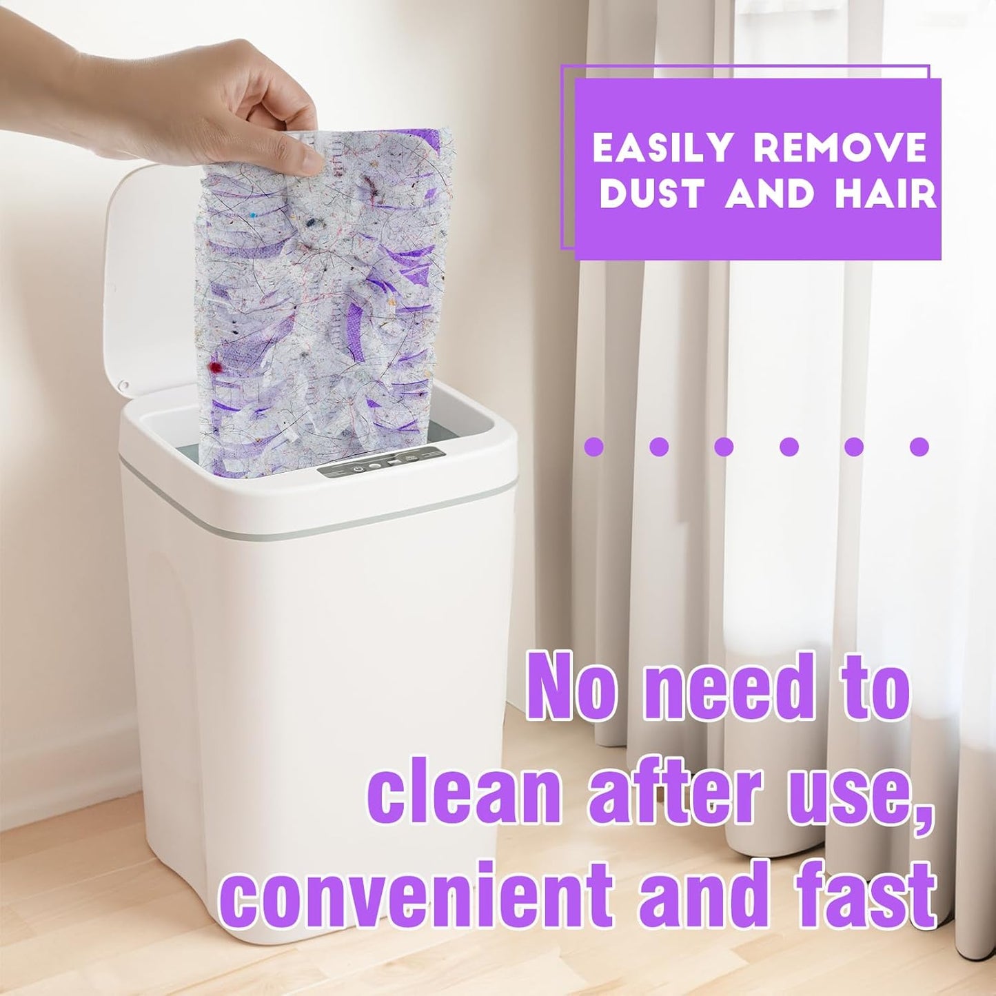 50 Count ‌Disposable Heavy-Duty Power Mop Pads Refills for Swiffer Power Mop,Replacement Floor Cleaning Refills, Non-Washable & Unscented, Compatible with Swiffer PowerMop (Quick-Absorb, No Residue)