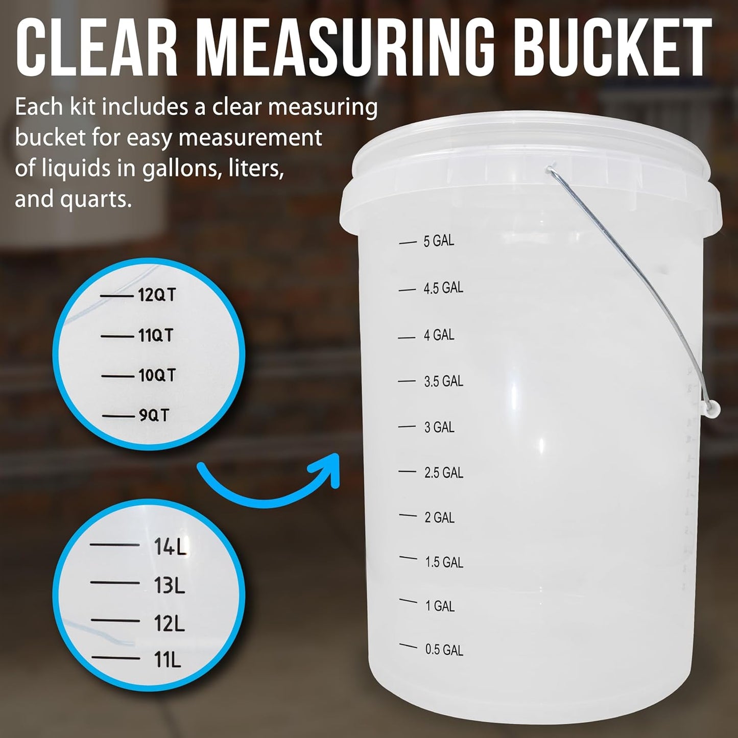 DrainX Tankless Water Heater Flushing Kit Includes Pump, Hoses, 5-Gallon Bucket, Concentrated Vinegar, and Replacement Filter for Rinnai Systems