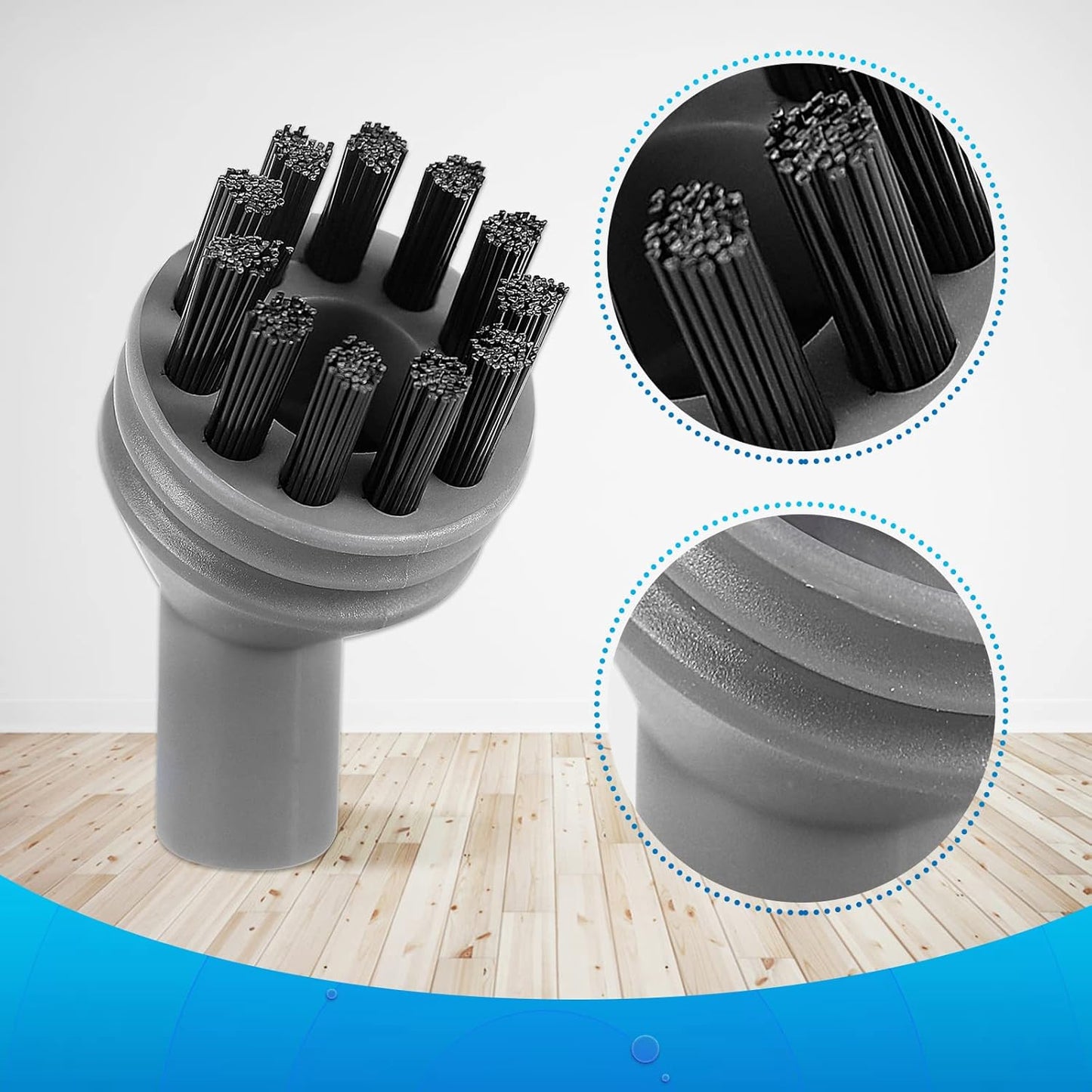 KEEPOW Steam Shot Attachments Compatible with Bissell SteamShot Hard Surface Steam Cleaner 39N7V 39N7A 2994B, Replacement Parts Accessories (8 Pack)