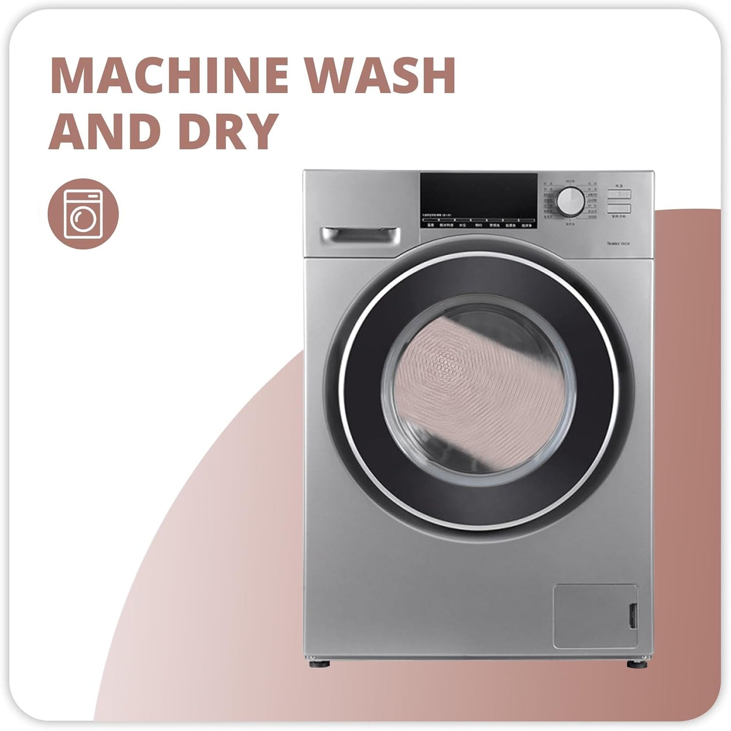 Bath Mat,Ultra Thin Bathroom Rugs,Rubber Bath Mats for Bathroom,No Slip Bath Rugs,Quick Dry,Machine Washable,Low Pile,Absorbent,Shower Outside,Sink,Home Decor Accessories.Beige,1'5"x2'3"(2 Pack)