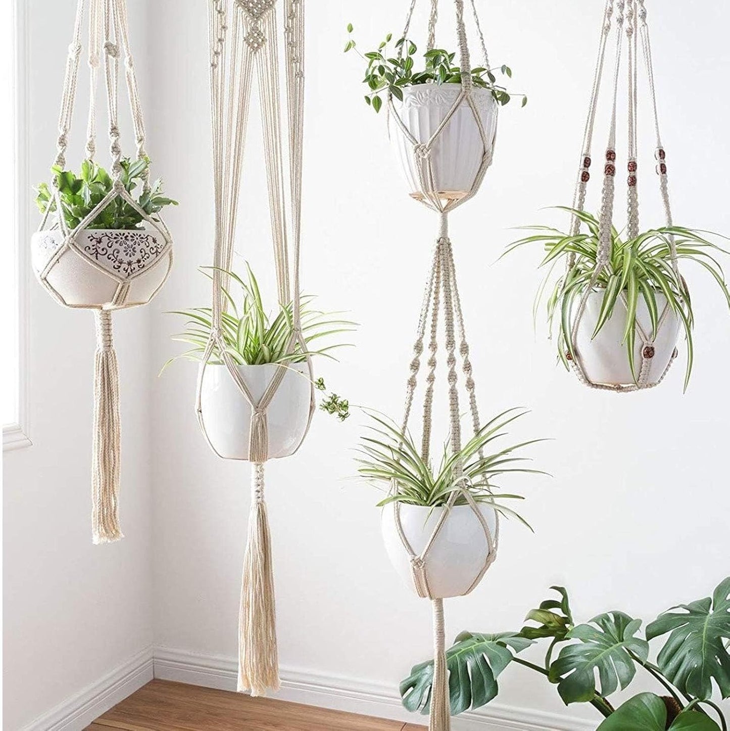 ZOENHOU Cotton Rope, 328 Feet, White, Natural, Clothesline, Strong, Laundry Line, DIY Crafts, Art Projects, Garden Decor