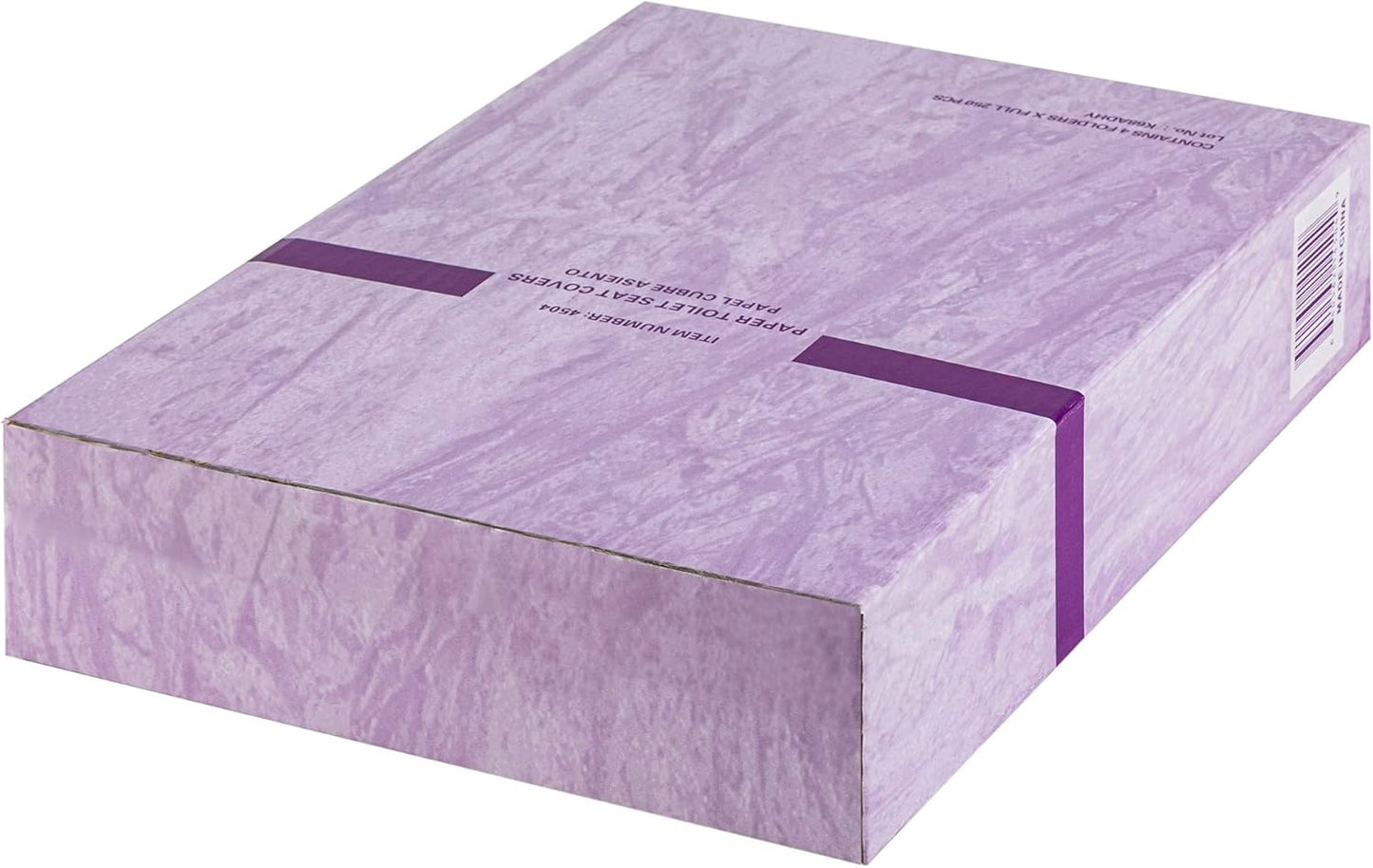 EZbrnd Premium Half-Fold Disposable Toilet Seat Covers, Flushable Paper Cover for Bathtoom, White, 250 sheets x 4 pk