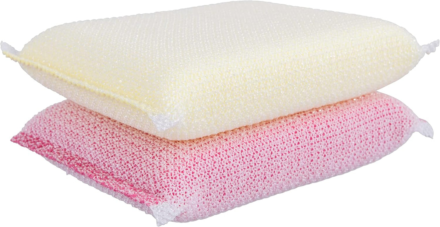 Superio Nylon Cleaning Pad, Dish Scrubbers, Multi Surface Scratch- Free Scour Sponge for Stainless Steel, Copper cookware, China, Dishes and plasticware (8)