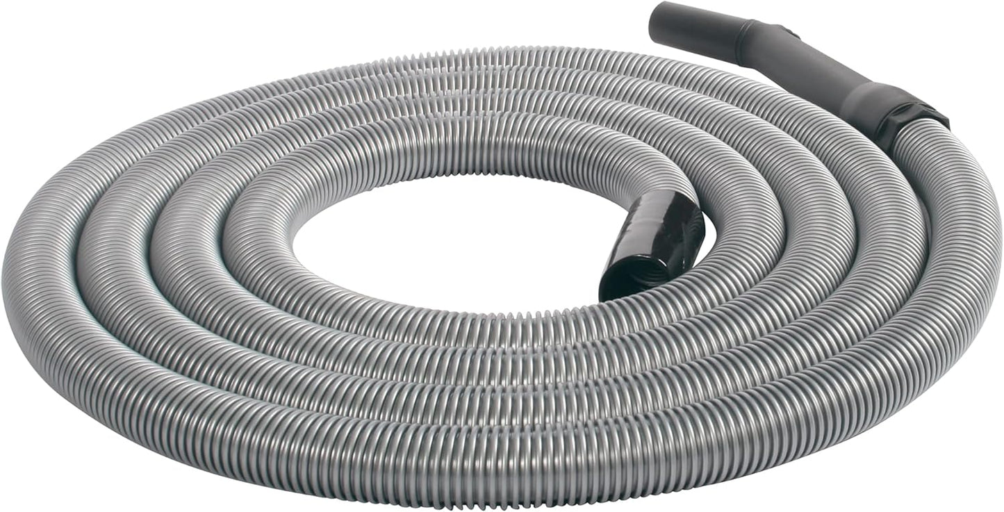 16 Ft. Premium Shop Vacuum Extension Hose with 2 tank adapters and 1.25" curved end