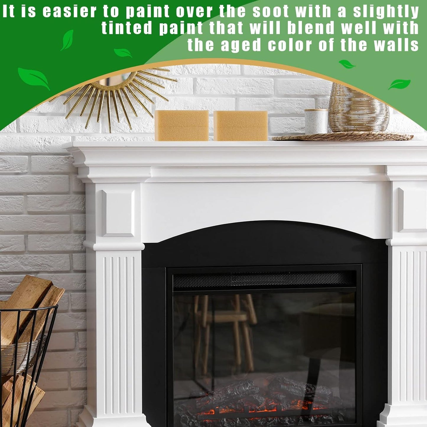 Tessco for you 9 Pcs Reusable Soot Eraser Sponge for Dry Cleaning - Effective Soot Remover for Pet Hair, Dust, and Dirt on Painted Walls, Books, and Car Interiors