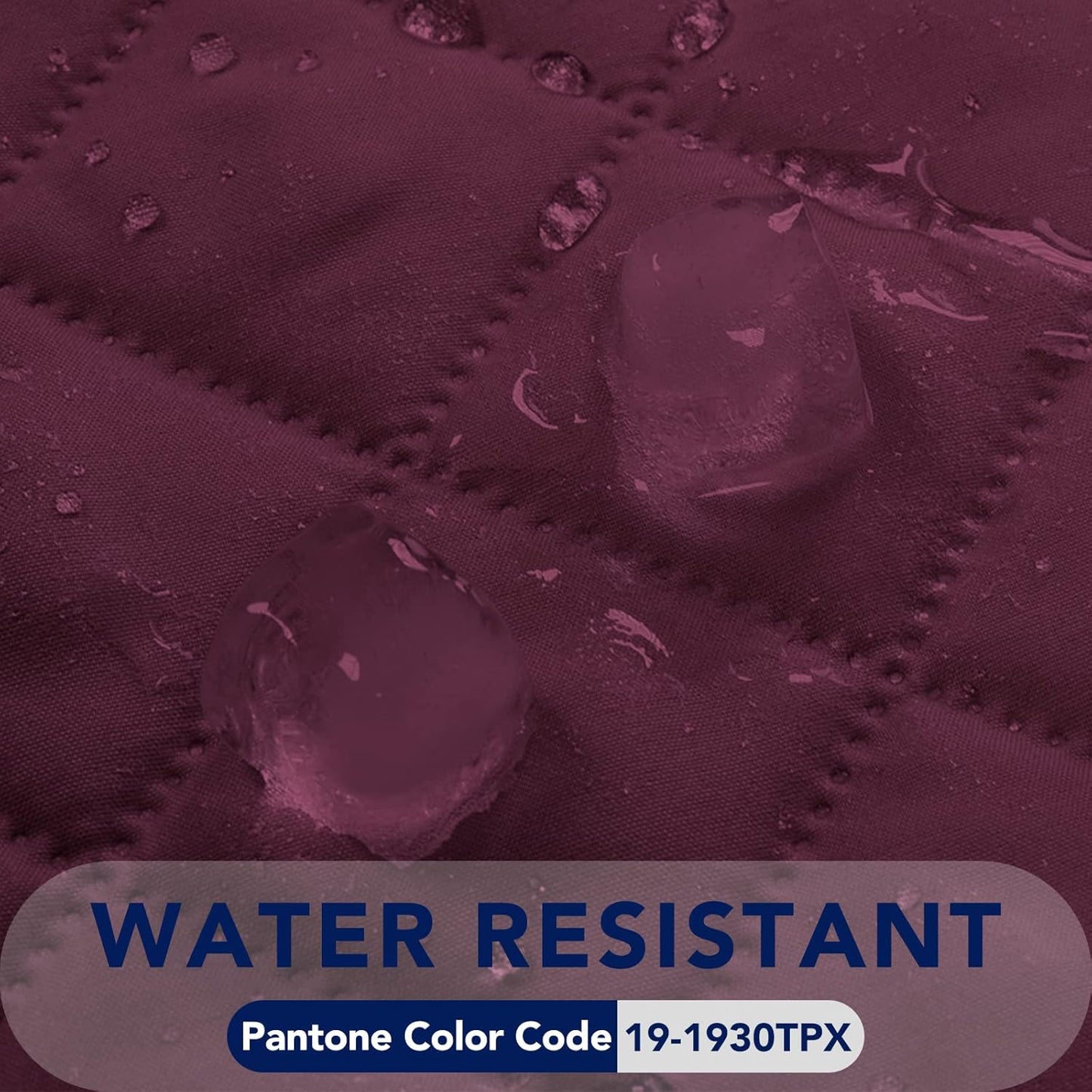 PureFit Reversible Quilted Sofa Cover, Water Resistant Slipcover Furniture Protector, Washable Couch Cover with Non Slip and Elastic Straps for Kids, Dogs, Pets (Chair, Wine/Beige)