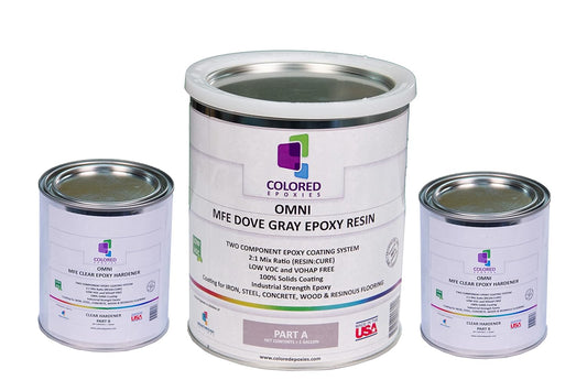 colored epoxies Dove Gray Epoxy Resin for Bar Tops, Table Tops, Wood, Concrete, Epoxy Art & Crafts 1.5 Gallon