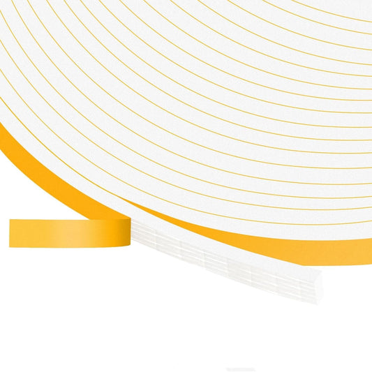 Weather Stripping Door Seal 1/4 inch Wide x 1/8 inch Thick Foam Insulation Door Seal Strip for Door Frame,Lightproof, Total 16.5Feet (16.5Ft x 1 Roll)