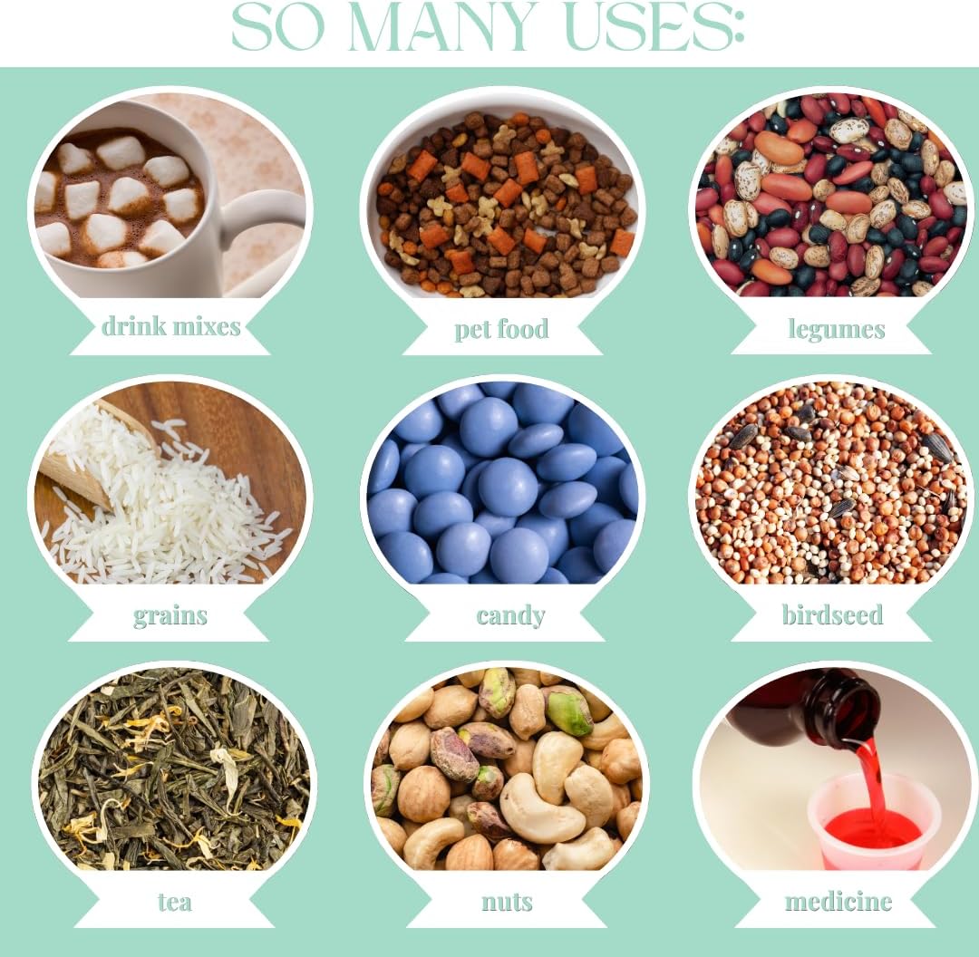 4 Pack – 1 Tablespoon Plastic Measuring Scoop – 14.8 cc / 14.8 ml / ½ oz. – Long Handled Scoop for Protein, Powders, Coffee, Milk Powder, Laundry Soap