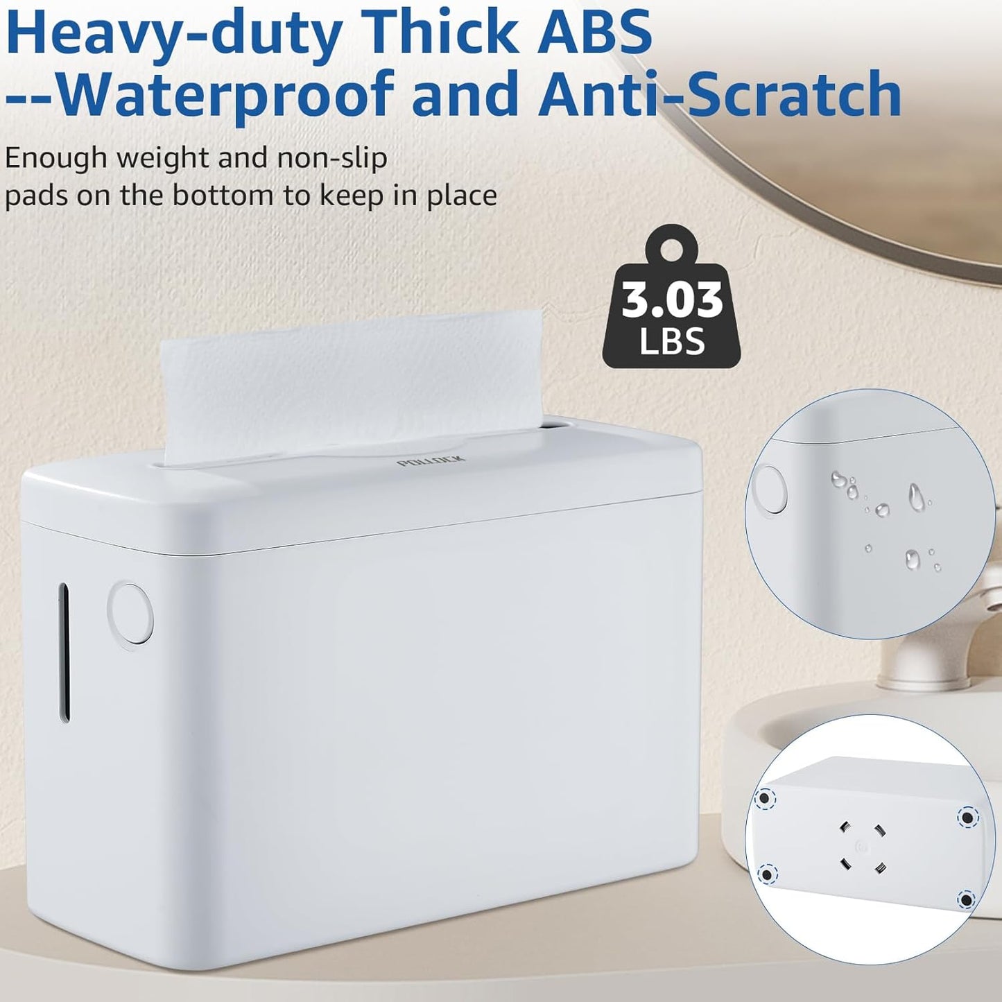 Paper Towel Dispenser Countertop, Multifold Trifold Paper Towel Holder, Hand Towel Dispenser, Commercial Paper Towel Dispenser,Paper Towel Holder for Home Kitchen Restaurant