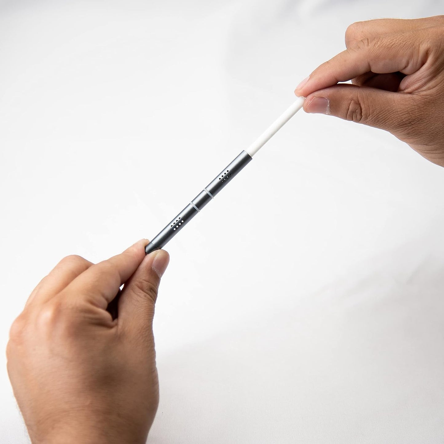 Tesla Air Freshener for Model 3 and Y - Invisible Slim Design - Lasts 3+ Weeks - Aromatherapy Scent - Auto Odor Eliminator (Pineforest After Rain Refills ONLY) Dark Gray