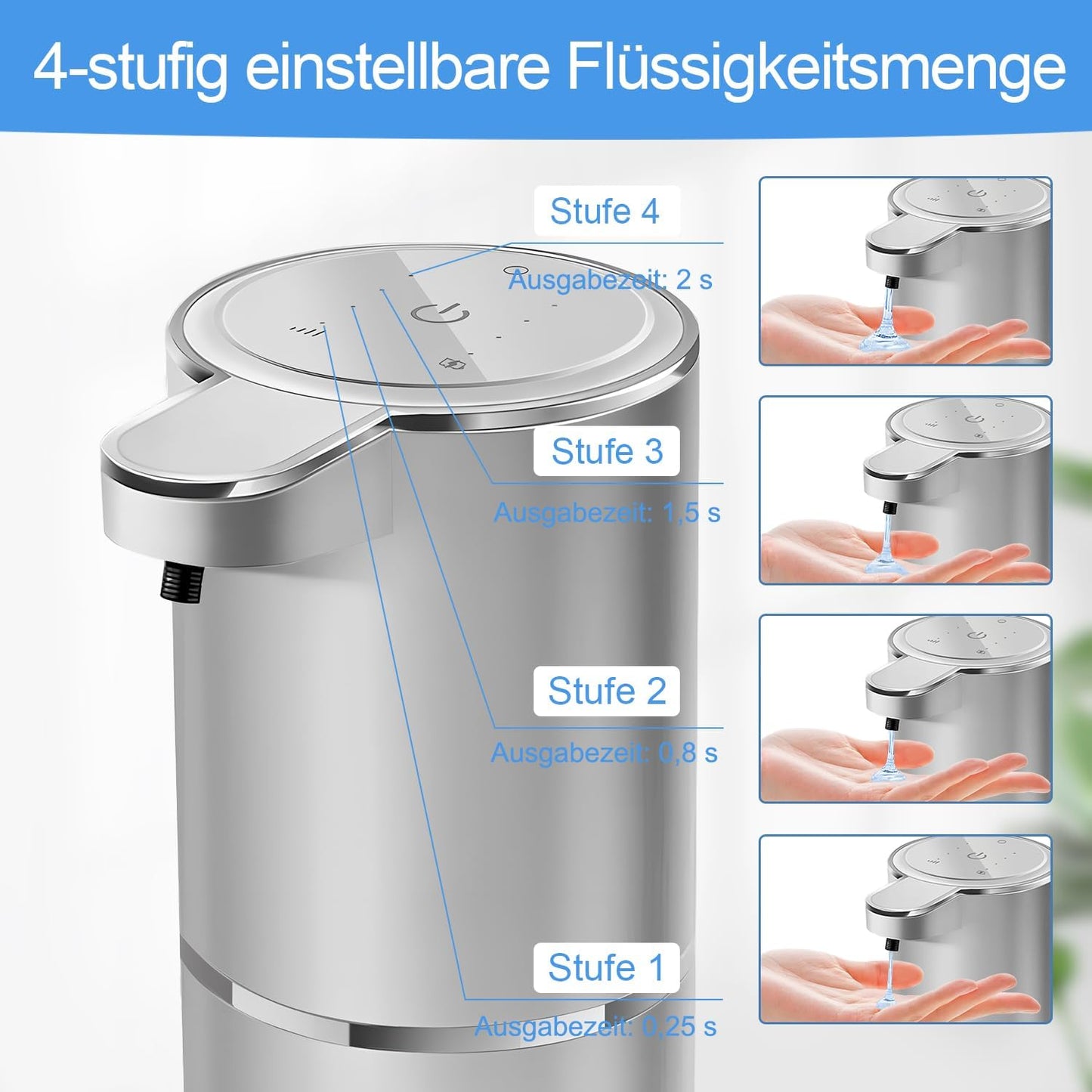 Automatic Liquid Soap Dispenser Bathroom Kitchen Dish Liquid Body Shampoo Shower Gel Hand Free Liquid Wall Mount Touchless Soap Dispenser 380ml Auto Liquid Dispenser Sylfu