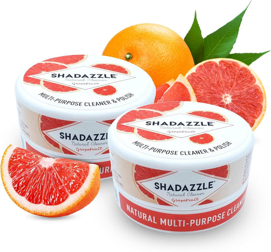 Shadazzle Natural All Purpose Cleaner and Polish – Eco friendly Multi-purpose Cleaning Product (2 Pack, Grapefruit)