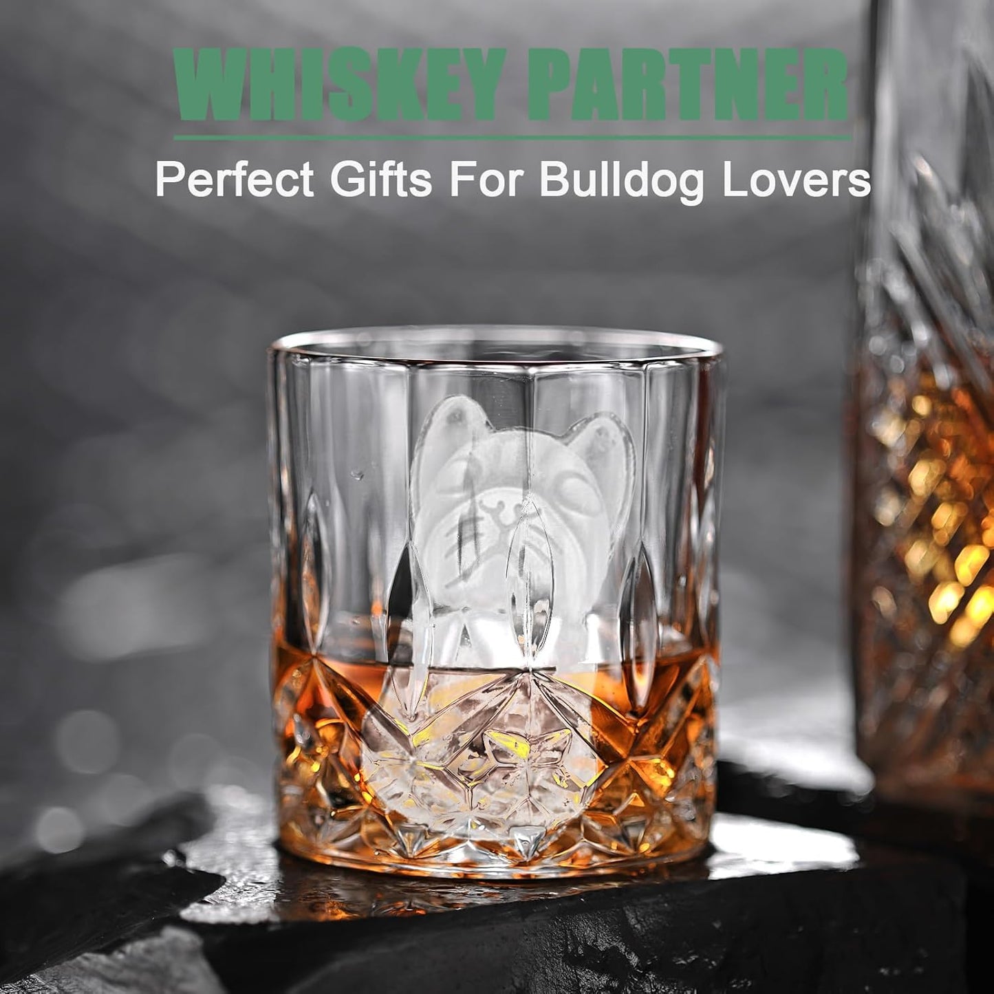 French Bulldog Gifts 3D Ice Cube Mold, Admaison Ice Cube Tray with Funnel for Cocktails, Bourbon,Brandy, Whiskey Gifts for Men, Silicone Fun Bulldog Shapes Black (French Bulldog)