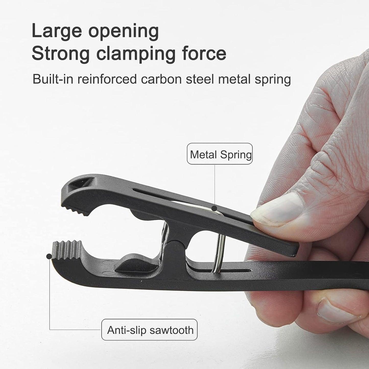 Large Clothes Pins Towel Clips, 4 Pcs Multipurpose Clothes Pins Hook, Strong Plastic Clothes Hanger. S Hook for Shower Curtain Laundry Clothes pins…