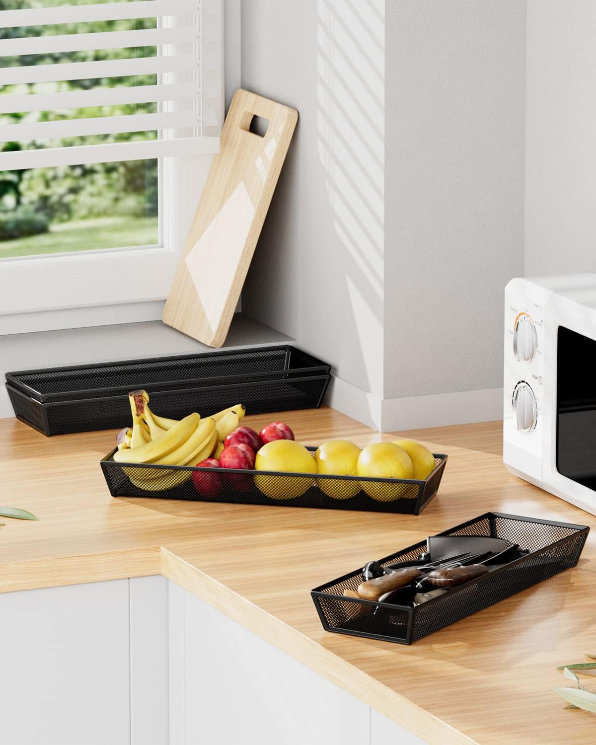 JANE EYRE kitchen drawer organizer - silverware utensil organizer for kitchen drawer,silverware tray in drawers