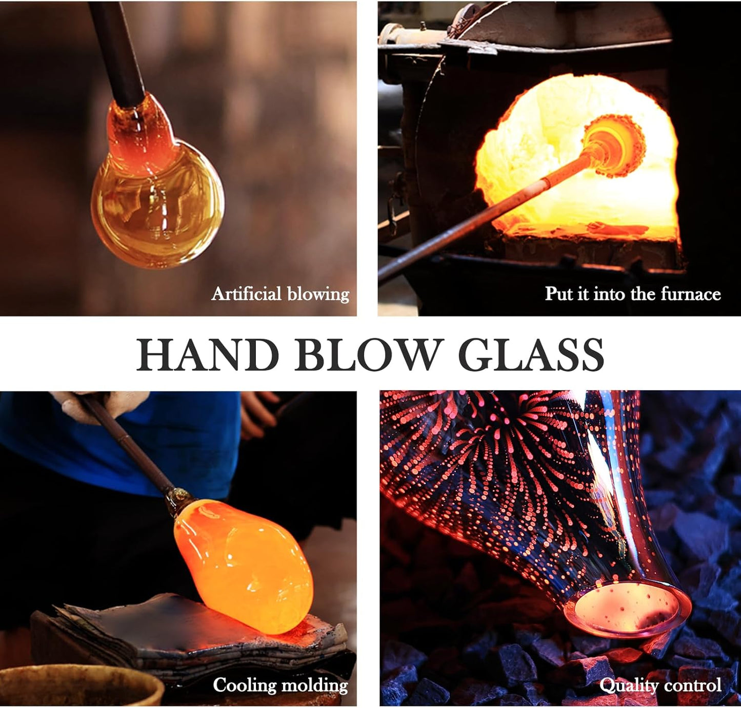 Porseme 150ml Essential Oil Diffuser Glass Color Changing Aroma Air Diffusers Aromatherapy Ultrasonic Cool Mist Humidifier 6 Running Hours Waterless Auto-Off for Sleeping Yoga Office Spa