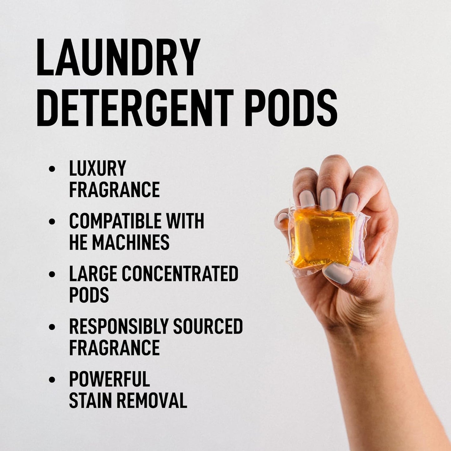 Laundry Sauce - Luxury Scented Laundry Detergent Pods & Scent Booster Bundle (Egyptian Rose), Premium Laundry Washing Pods with High-End, Sophisticated Fragrances - Dye Free & HE Compatible