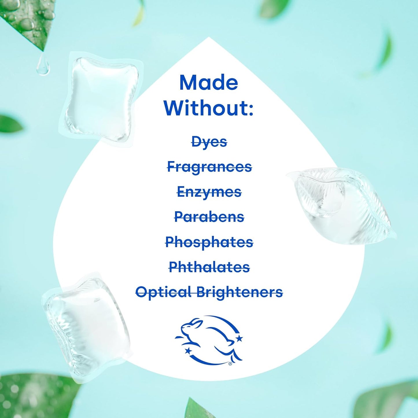 Dropps Sensitive Skin Laundry Detergent Pods, Unscented (160 Count) - Dermatologist Tested Laundry Pods - HE Compatible Laundry Supplies for Clean Clothes, Vegan & Dye-Free