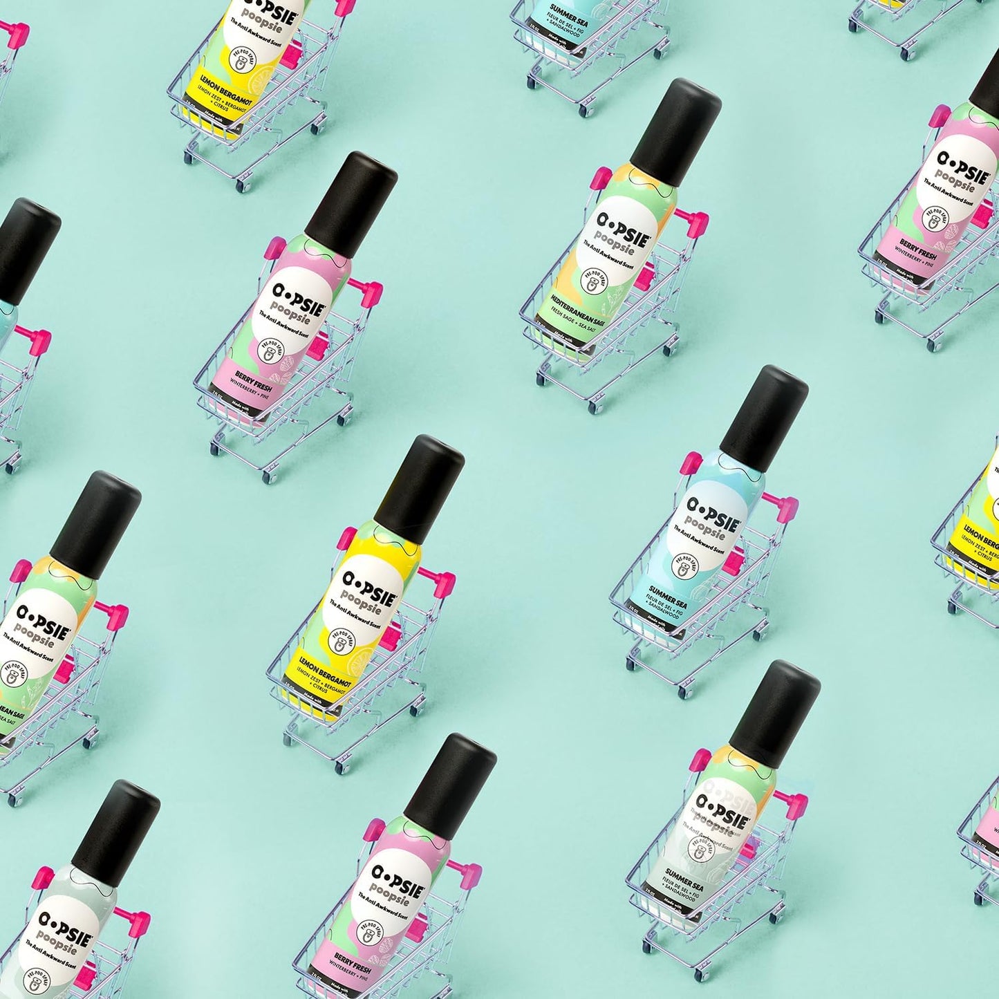 OOPSIE POOPSIE Lavender Escape Before & After You Go Toilet Spray 2oz - Portable Odor Eliminator