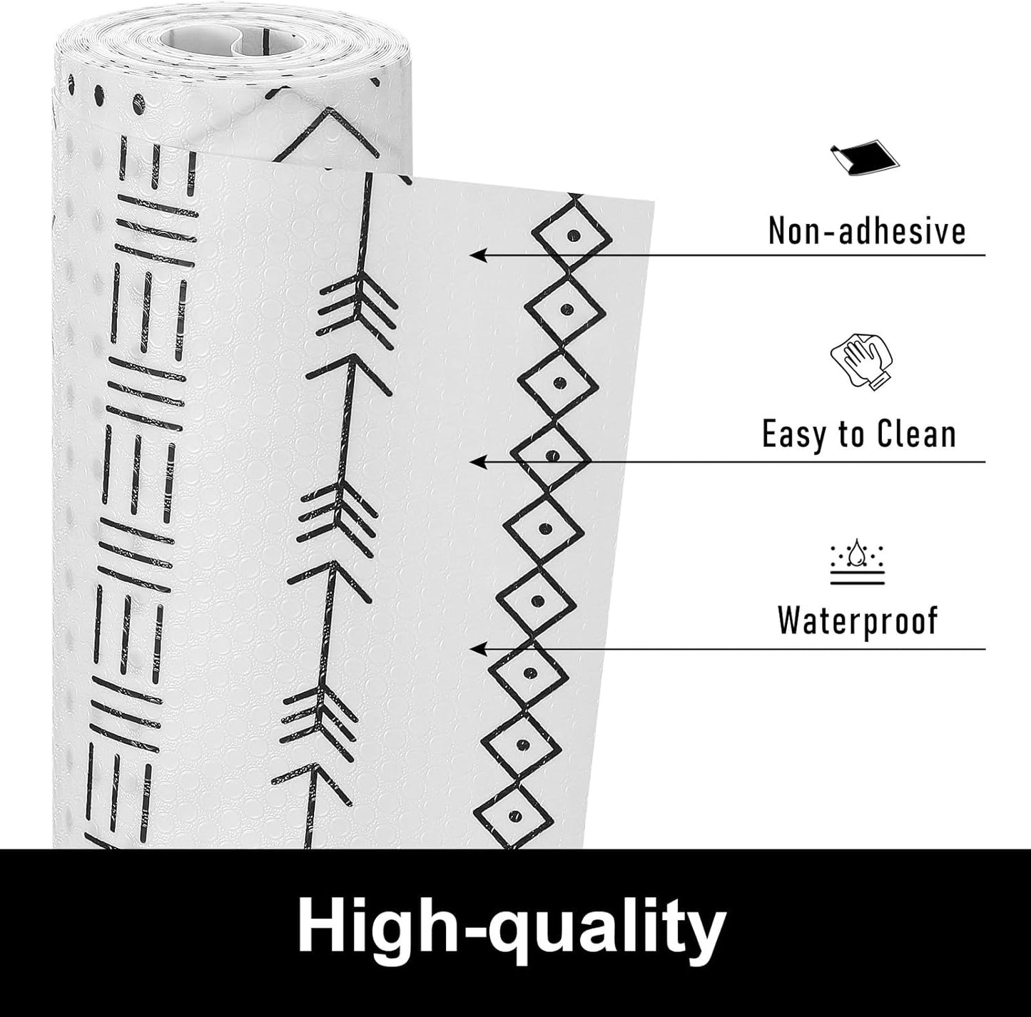 CooyesFridge Liners Shelf Liner for Kitchen Cabinets Refrigerator Liners Waterproof & Oil-Proof Kitchen Cupboard Liner Non Adhesive Drawer Mats EVA Material for Shelves