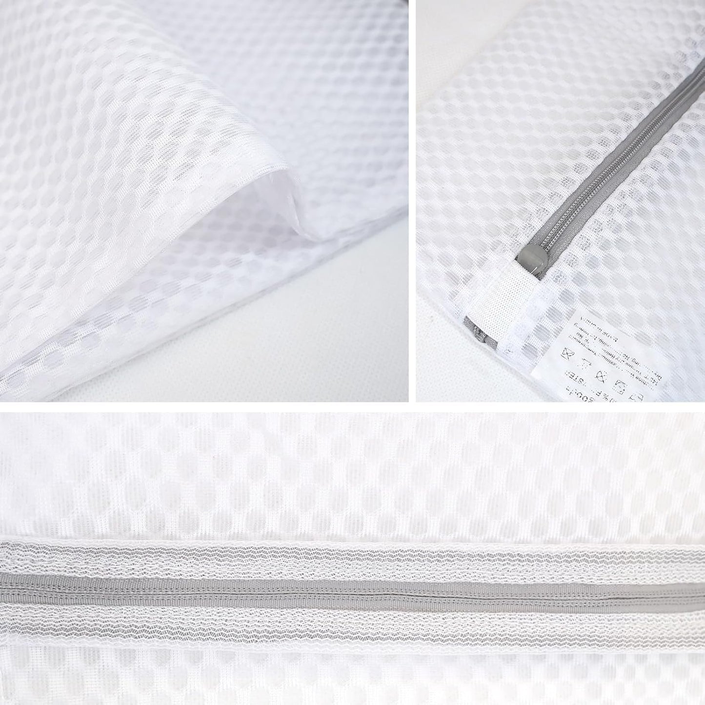 GOGOODA Mesh Laundry Bag for Delicates Set of 2 Lingerie Bags for Washing Machine Great for Laundry, Hosiery, Blouse, Underwear, Pantyhose, Socks(Set of 2)