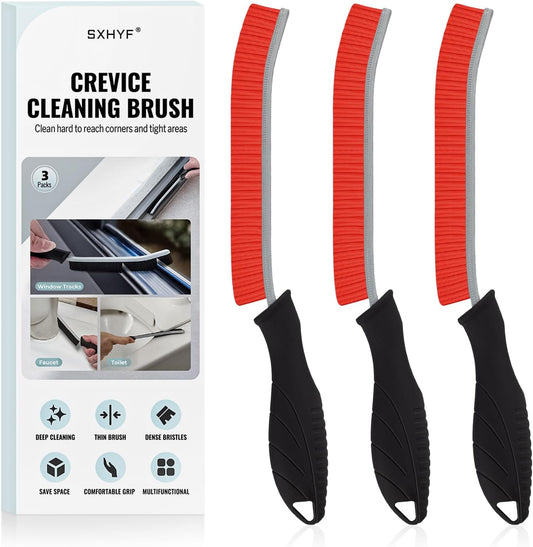 SXhyf Cleaning Brush - Hard Bristle Crevice Cleaning Brush, Multifunctional Gap Scrub Brush, Kitchen Essentials, Bathroom Cleaner Tools for Household Use, Home, Window, Toilet, Stove