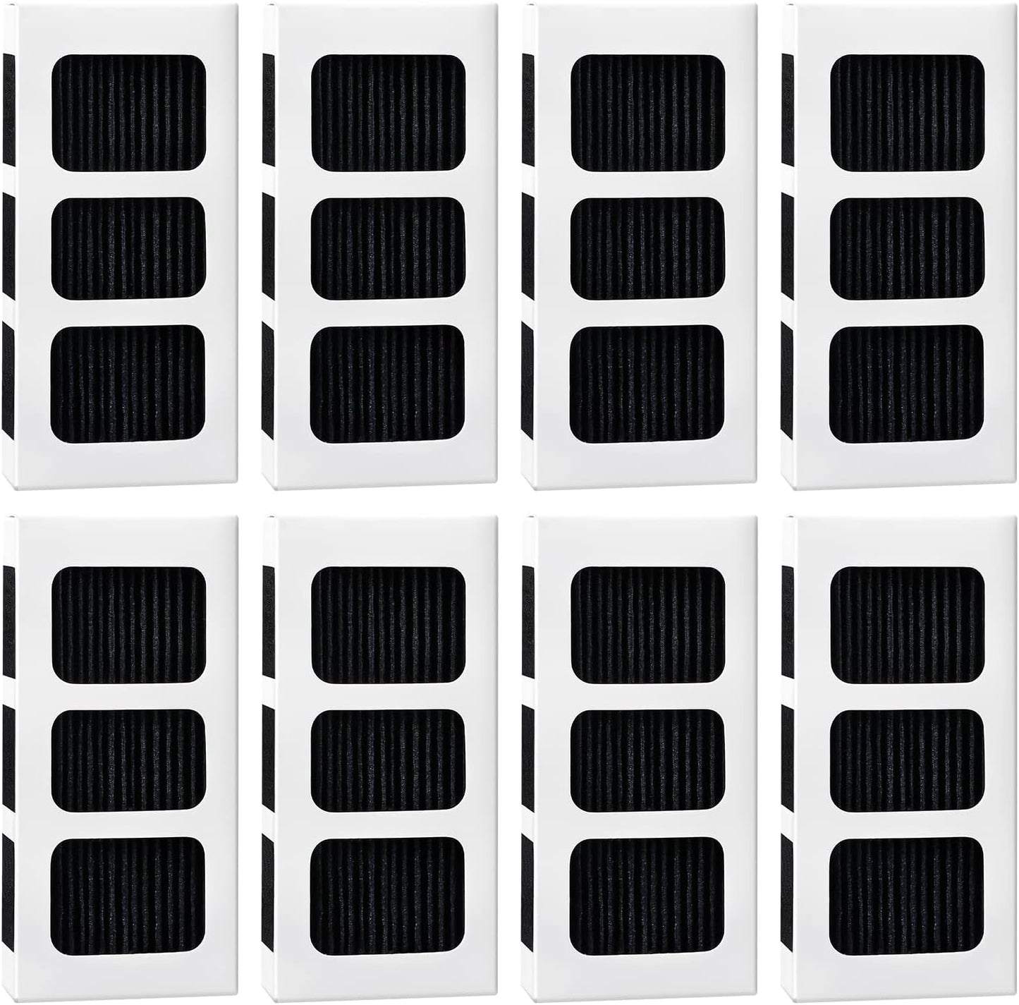 KEEPOW Paultra2 Refrigerator Air Filter Replacement for Frigidaire Gallery Pure Air Ultra II, Electrolux 242047805, 5303918847, EAP12364179, Pure Air II (8 Pack)