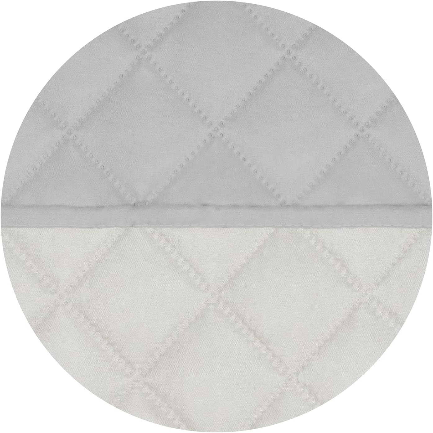 PureFit Reversible Quilted Sofa Cover, Water Resistant Slipcover Furniture Protector, Washable Couch Cover with Non Slip and Elastic Straps for Kids, Pets (Chair, Light Gray/Ivory)