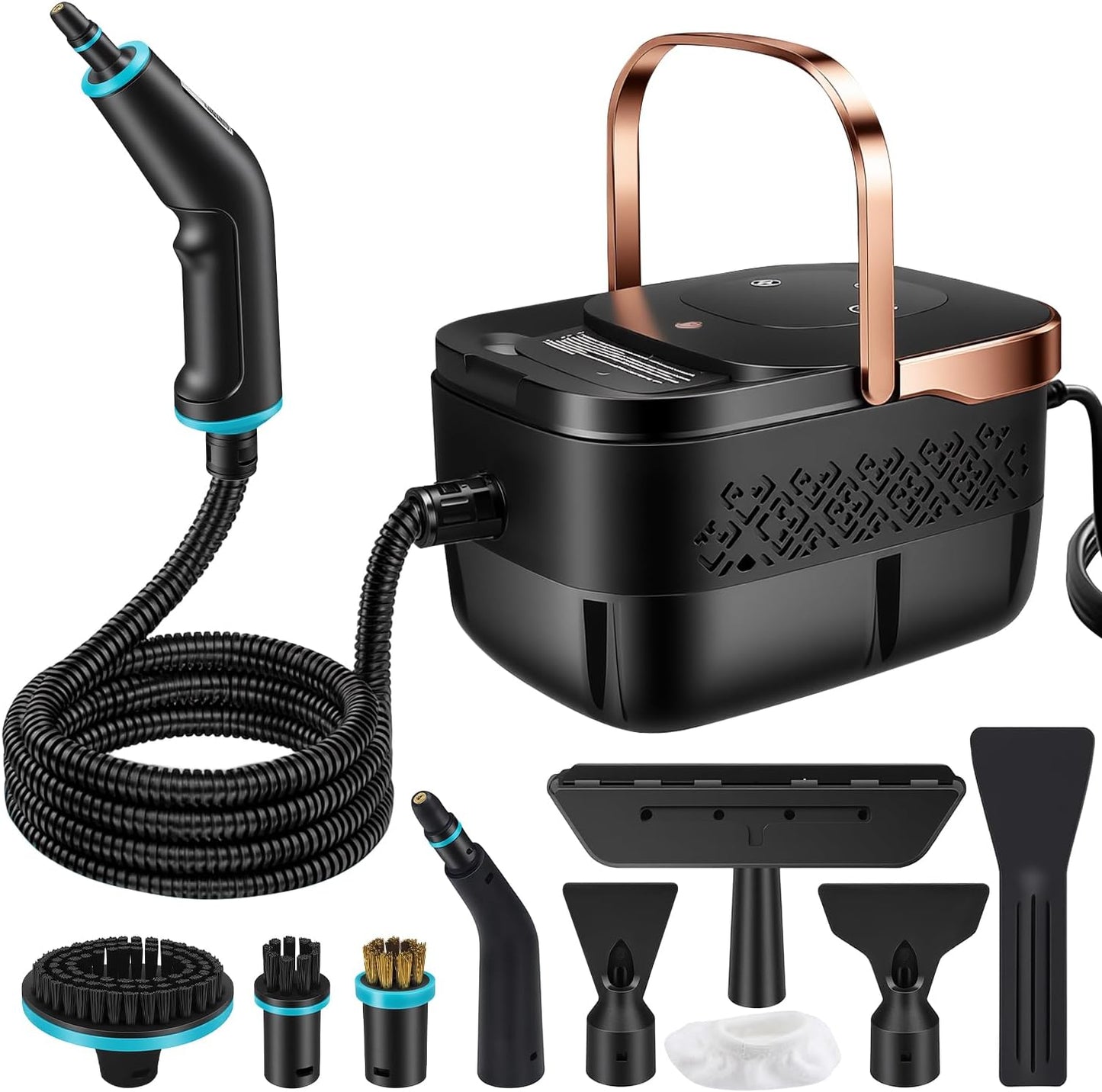 Steam Cleaner for Home, 2500W Portable Handheld Steamer for Cleaning, Large Capacity Tank Pressurized Steam Cleaning Machine for Car, Bathroom, Kitchen, Furniture, Grout, Floor, Tile