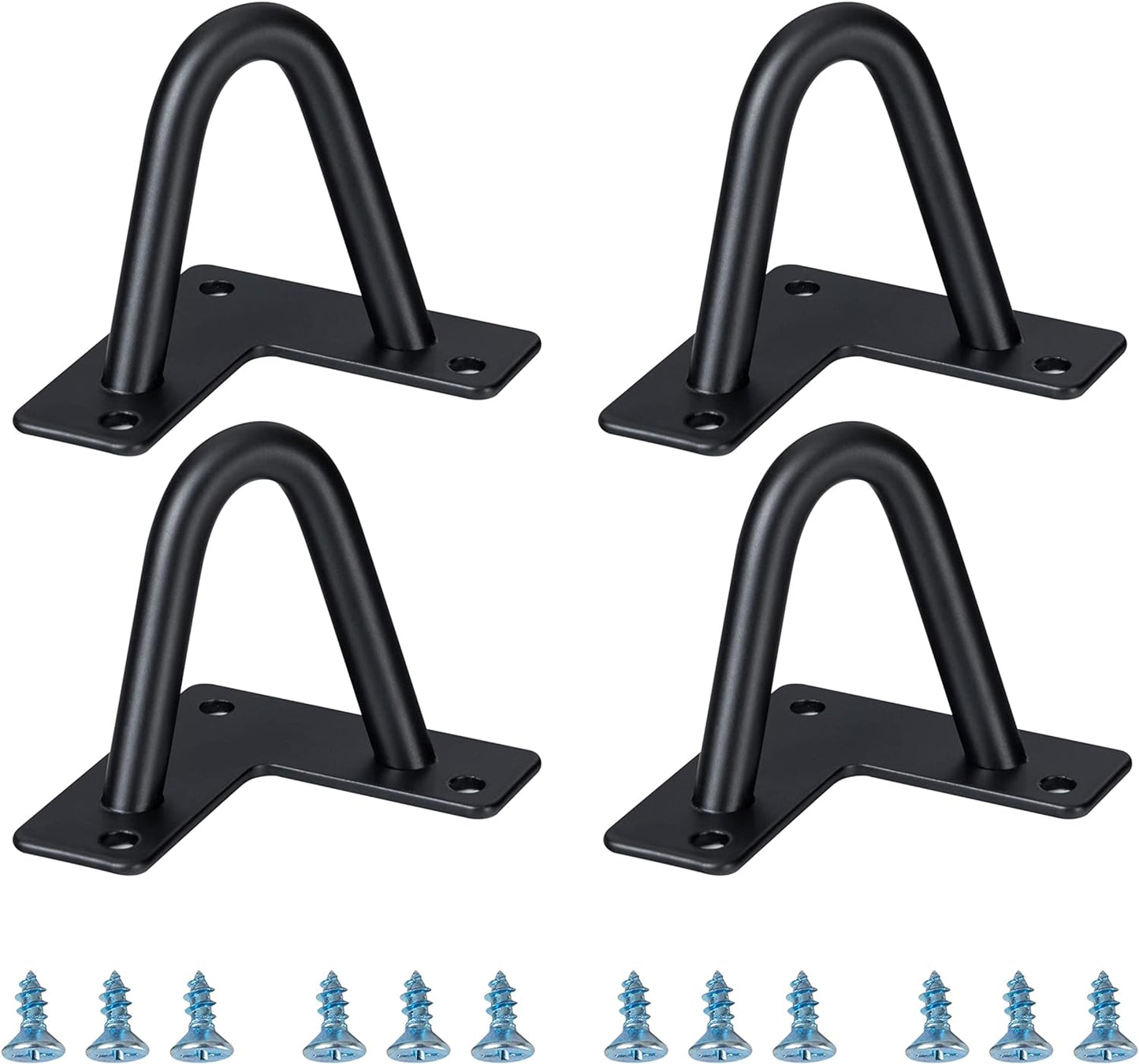 Hairpin Legs Black 4 Piece Set - DIY 3" Metal Table Legs for Cabinets, Wardrobes, TV Cabinets, Drawers, Nightstands, Jewelry Boxes, Coffee Tables and More