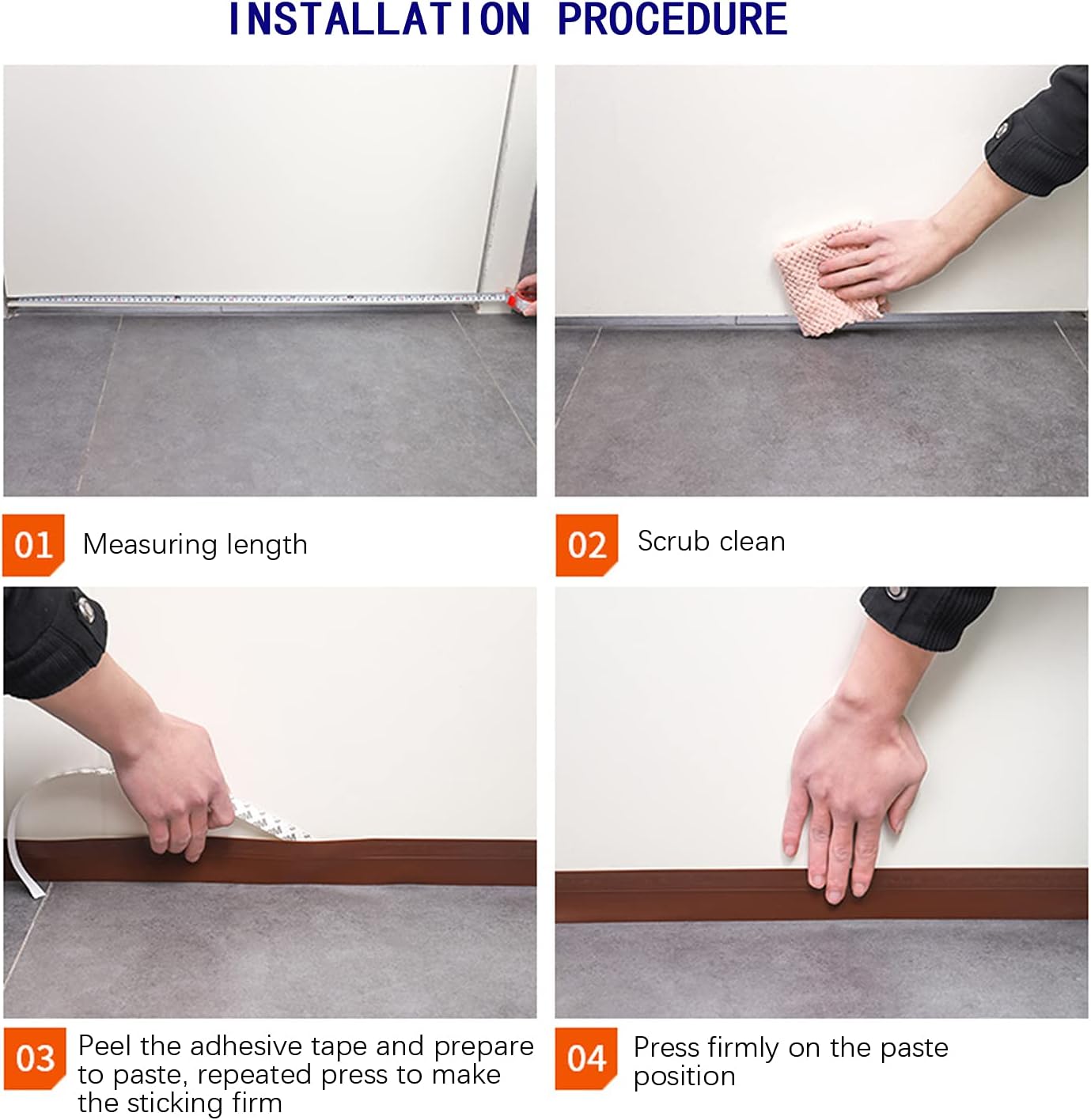 TAROSE Weather Stripping, 33 Feet Weather Seal Strip, Adhesive Silicone Tape (Transparent, 35MM) for Door, Window, Shower Door