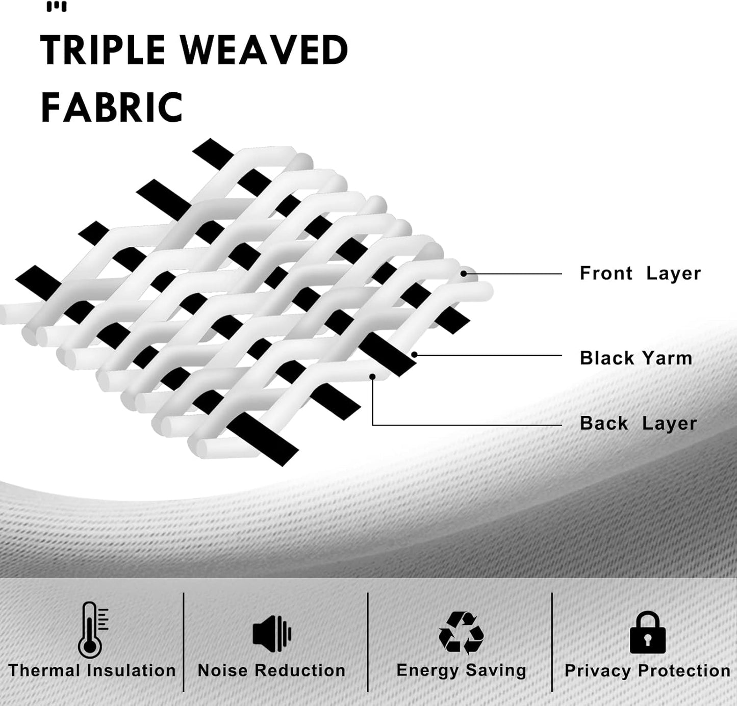 DWCN Blackout Curtains Room Darkening Thermal Insulated Bedroom Curtains Window Curtain Panels, 38 x 84 inches Long, Set of 2 Classic Blue Rod Pocket Drapes