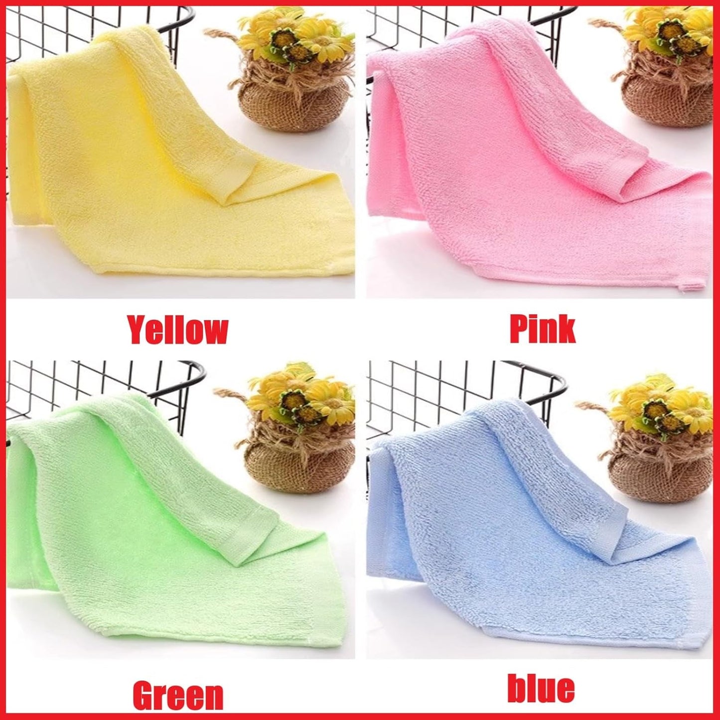Bamboo Microfiber Cleaning Cloth-8Pcs Kitchen Wash Cloths,Wood Fiber Window Glass Rags,Micro Fiber Cloth for Cleaning Suitable for Dishes,Car Towel Rag Made From Baby Washcloths Material (green)