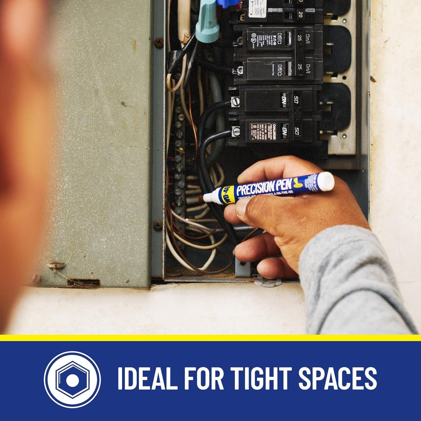 WD-40 Original Formula- Precision Pen On-The-Go, Lubrication with Pin-Point Precision, Controlled Flow. Portable, Easy to Hold, Easy to Store, Ideal for Small and Tights Spaces, 0.3 fl oz [3-Pack]