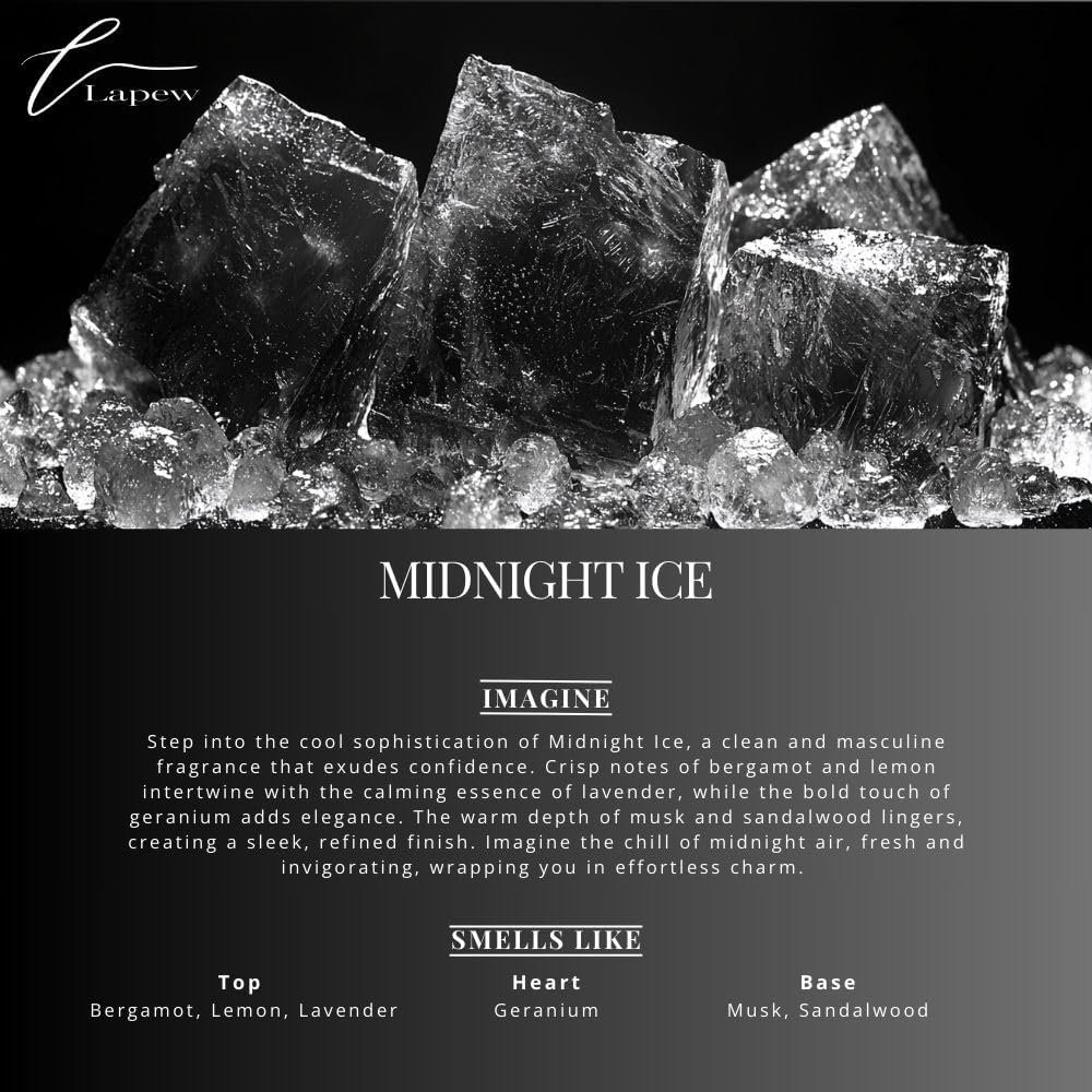 Midnight Ice Carpet Freshener Powder 16 oz | Powerful Odor Eliminator for Home | Upholstery Deodorizer | Carpet Deodorizer | Pet Urine | Cat Litter Box | Black Ice Fragrance.