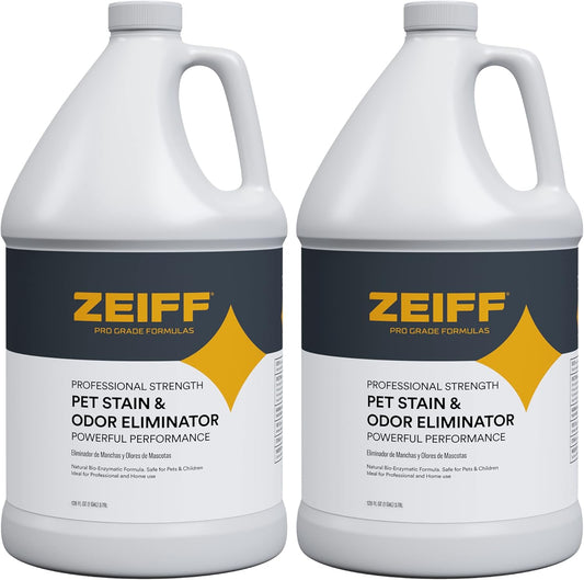 Pet Stain and Odor Remover - Pet Odor Eliminator for Home and Professional Use - Pet Urine Enzyme Cleaner to Break Up Tough Stains - Carpet Stain Remover for Dog Urine and Cat Pee, Feces, Fluids