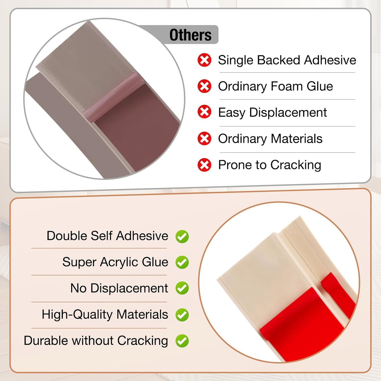 Floor Transition Strip Self Adhesive Vinyl Door Threshold for Doorways Carpet Edging Trim Overlap Edge Reducer for Laminate Floor, Carpet, Tile (Light Yellow Wood Grain, 1/5" to 2/5", 10Ft)