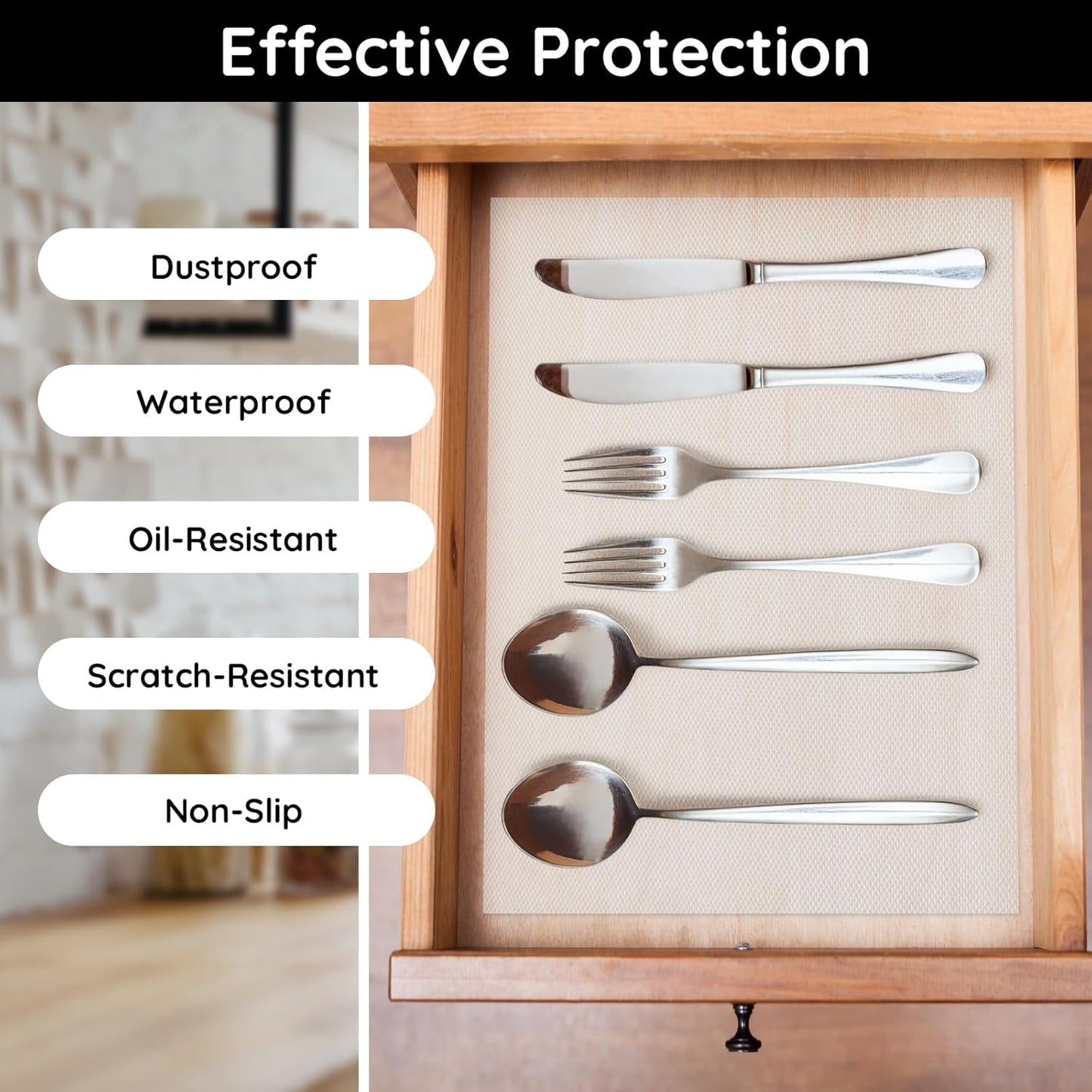 Shelf Liners for Kitchen Cabinets Non-Adhesive, 17.7" W x 118" L x 0.02" T, Fridge Liners, Non Slip for Home and Kitchen Shelf, Drawer, Cabinet, Refrigerator, Dresser, Cupboard, RV (Argyle)