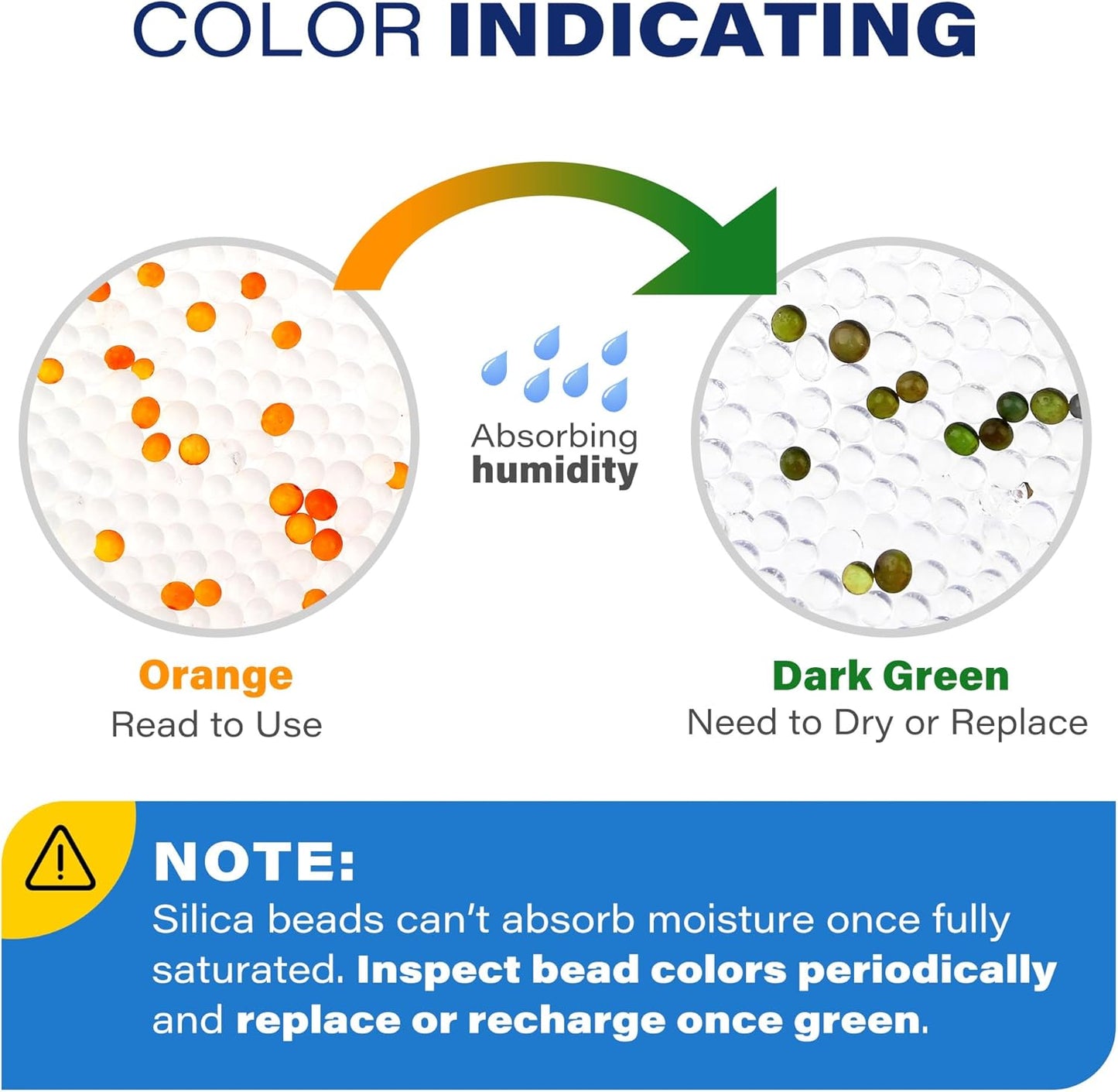 LotFancy Silica gel Desiccant, Assorted Sizes (3/5/10/20/50 Gram) Silica Gel Packets, 100Packs Total, Rechargeable Desiccant Packets with Orange Color Indicating, Food Safe