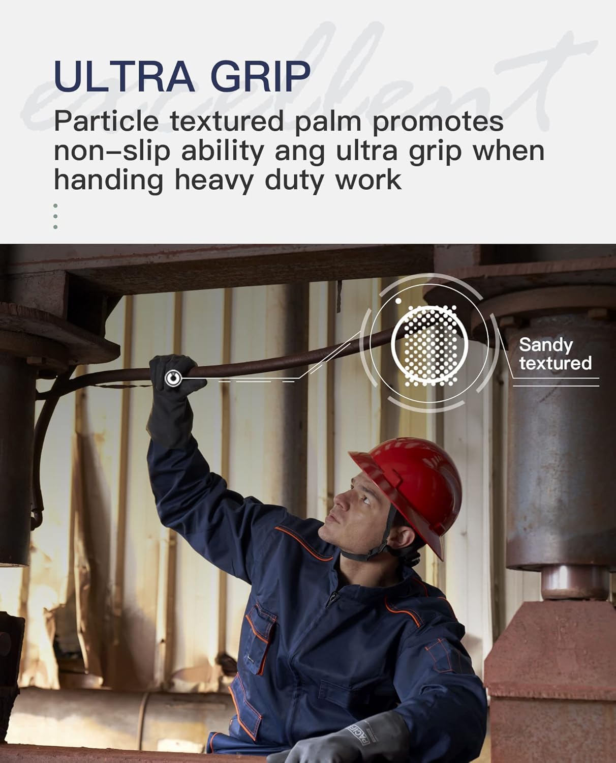 PACIFIC PPE 2 Pairs Chemical Resistant Gloves, Heavy Duty Industrial Rubber Gloves, Resist Acid, Alkali and Oil, 12.6", X-Large