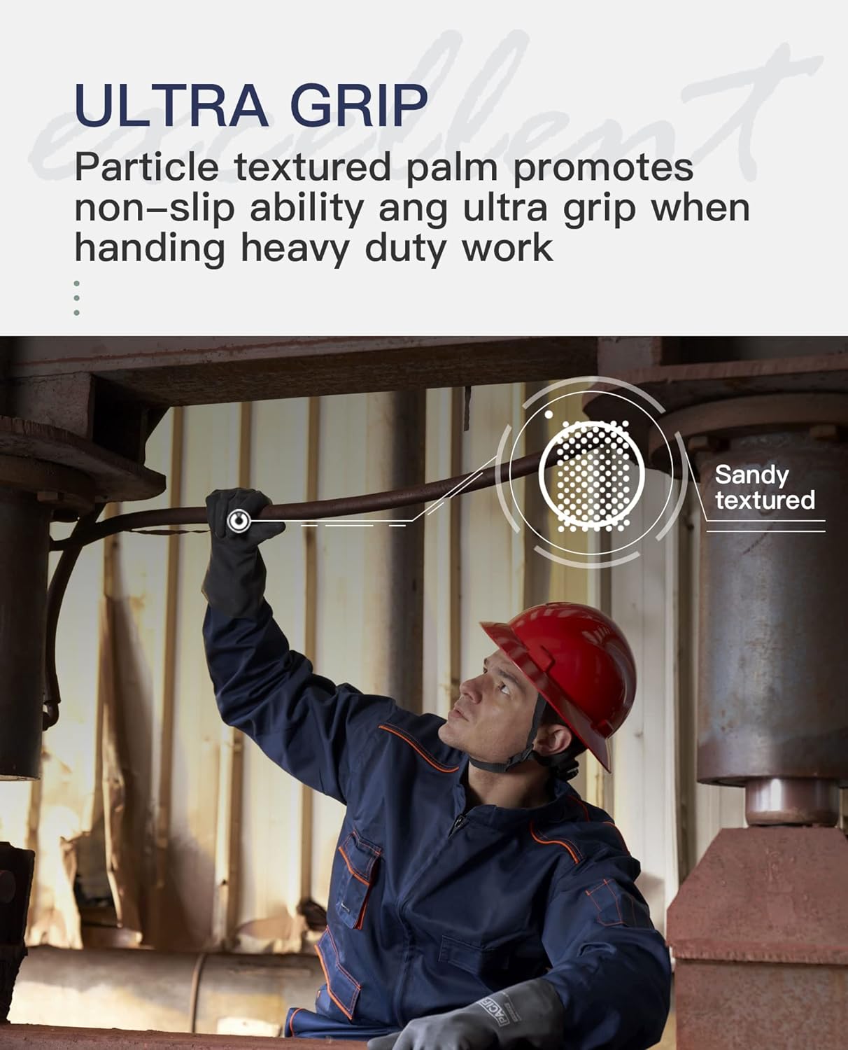 PACIFIC PPE Chemical Resistant Gloves, Heavy Duty Industrial Rubber Gloves, Resist Acid, Alkali and Oil, 12.6", XX- Large