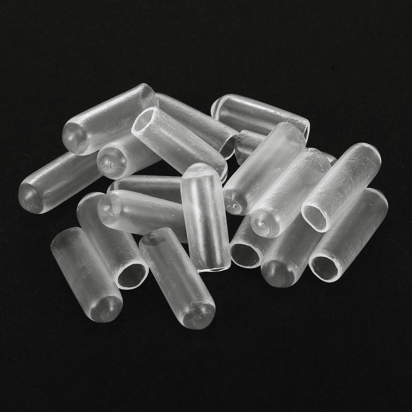 uxcell 20pcs Rubber End Caps 4.5mm ID Vinyl Round Tube Bolt Cap Cover Thread Protectors Clear