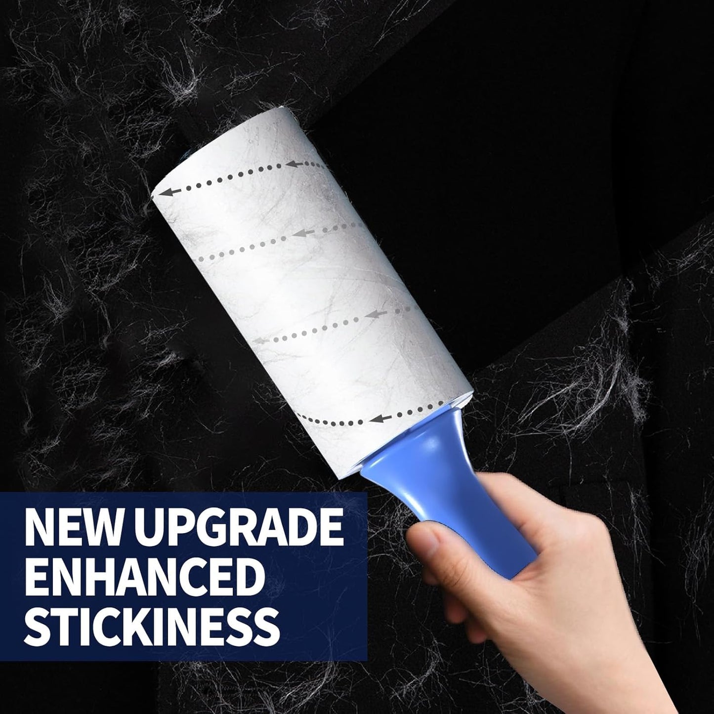 lint Rollers for pet Hair Extra Sticky Heavy Duty Lent Roller for Dog and Cat Remover for Couch Clothes Furniture Furniture Carpet Animal Fur Fuzz Mega Value Set Refills 960Sheets 8Pack